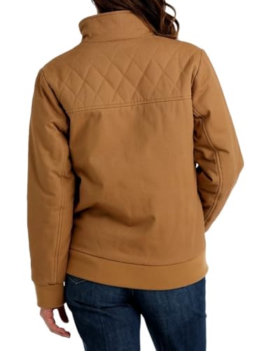 Cinch Womens Brown Bomber Barn Jacket Brown M2