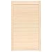 vidaXL Kiefernholz Massiv Lamellentür Unbehandeltes Holz Möbeltür Schranktür Offene Lamellen Holztür Möbel Tür Innentür 99,3x59,4cm