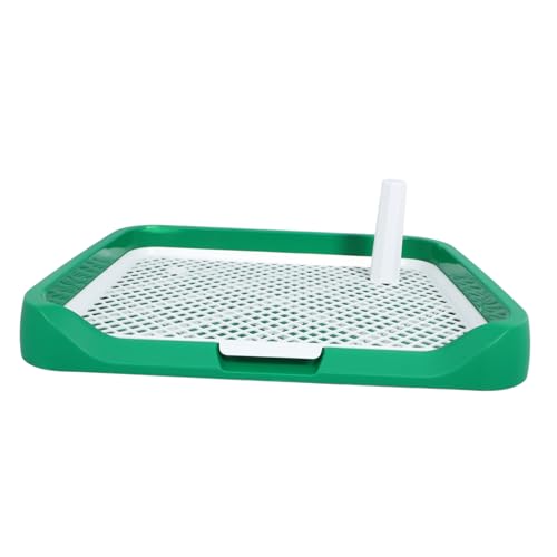 GALPADA Indoor Dog Toilet Tray Non Slip Mesh Pet Litter Box for Small to Dogs Easy to Construction Capacity Puppy Potty for Home Use