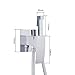 ChromeFaucet Baby Cloth Diaper Sprayer Set Wall Mounted Bathroom HandheldToilet Sprayer with Cold Hot Water, Toilet Sprayer for Personal Hygiene and Pets Shower