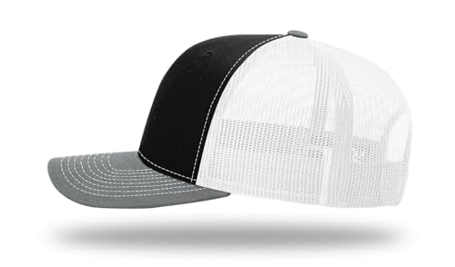 Image of Richardson 112 Trucker Hat - Premium Adjustable Snapback Hat - Structured Six Panel Richardson Blank Caps