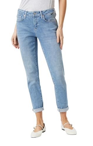 Mavi Womens Ada Mid-Rise Boyfriend Jeans