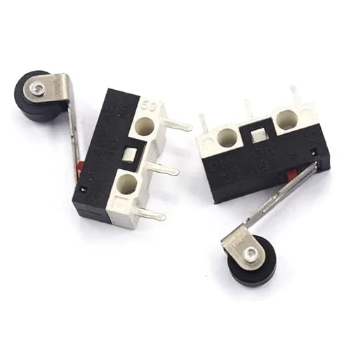 Micro interrupteur de fin de course 125V 1A terminal PCB SPDT avec levier à roulette - 3