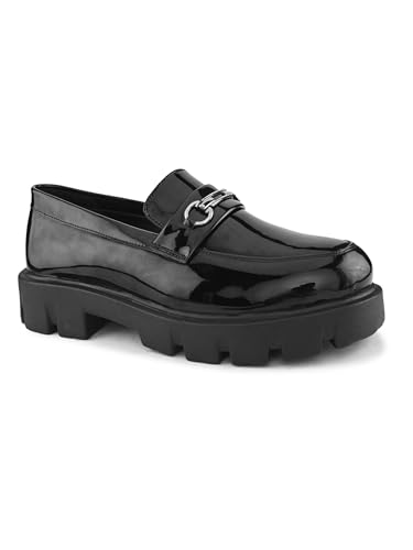Image of STANPHORD Mens Loafers Stanphord Men's Slip On Loafers Shoes | Comfortable Lightweight Stylish Footwear for Casual, Formal TPZN 2231 Black-7