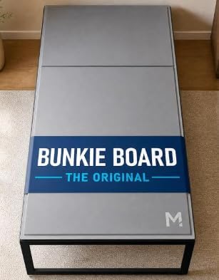 Original Bunkie Board Queen Size (60x80) - Non-Slip Breathable Bed Support Board for Slatted Bed Frame, Anti-Sag Under Bed Support, Noise Minimizing Bed Board