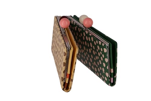 Women's Long Wallet with Dot Print Flap4