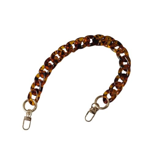 LannuMet Acrylic Resin Purse Chain, Leopard, 15.75 in