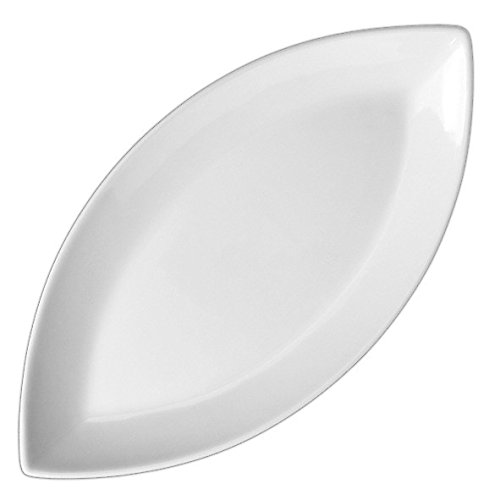 'Holst Porcelaine Bat 004 Plat Ovale Coupelles Forme Bateau, Blanc, 30 x 15 x 2,3 cm
