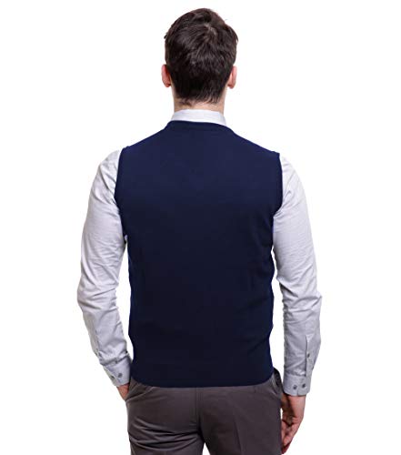 Image of BASE 41 Men's Wool V-Neck Sweater