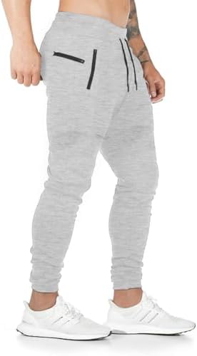 Yageshark Jogginghose Herren Baumwolle Sweathose Sporthose Fitness Slim Fit Hose Freizeithose Joggers Jogginghosen Männer Streetwear