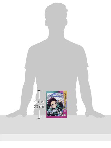 炭治郎 パズル500 完成品 のり付け 木フレーム付き 鬼滅の刃ジグソーパズル500ピース「竈門炭治郎」（木製フレーム