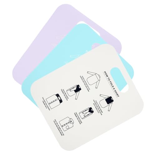 TOPBATHY 3piezas Tabla para Doblar Ropa Unidades Incluye Tabla para Doblar Camisas para Camisetas para Organizar Armario y Ropa De Adultos