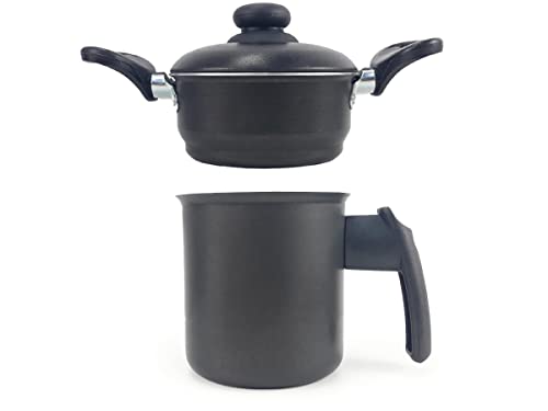 Cuscuzeiro Individual Dona Chefa Preto Pequeno