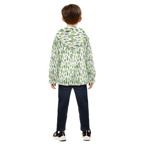 Cactus Boys Fleece Coat,Children's Zip-Up Hoodie Jacket,Baby Warm Fashion Outerwear 3-10T,A1133034