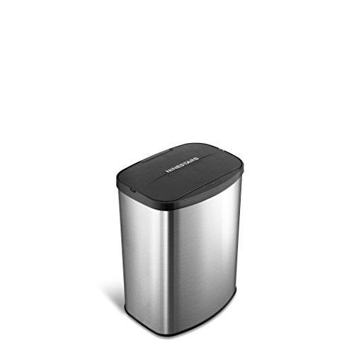 Bote de basura automático con sensor de movimiento 8 L acero inox miniatura 3