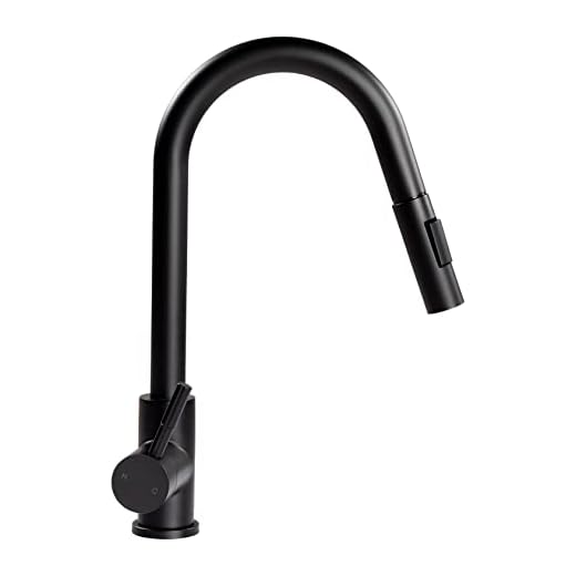 Lippert Flow Max Pull Down Bullet Kitchen Faucet for RVs and Residential