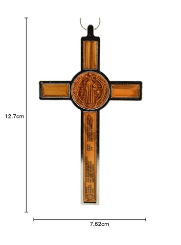 Cruz de San Benito para regalo de bautizo y mudanza 4
