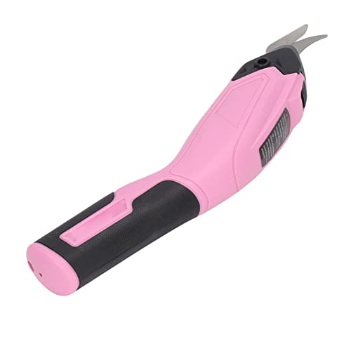 Tesoura elétrica para tecido, tesoura elétrica, cabo ergonômico, liga de alumínio, fácil controle, s