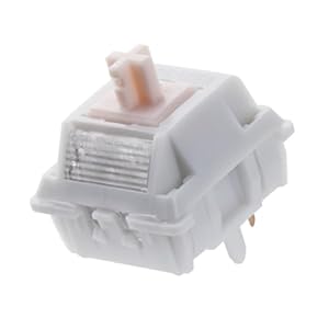 EPOMAKER Cream Marble – Interruptores de teclado para juegos de 47 gf, interruptor lineal de 35 piezas, interruptor pre-lubricado de 5 pines, interruptores cremosos, compatibles con teclas MX para