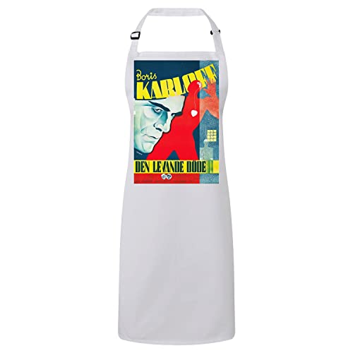 Tablier cuisine vintage Den Levande Döde affiche de film retro pour cuisiner avec style