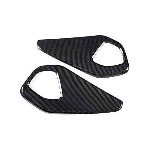 Real Carbon Fiber Rear Door Audio Speaker Panel Cover Decoration Trim Fit For Subaru Brz 2022-2023 Auto Interior Moulding (Carbon Fiber) #TOP3