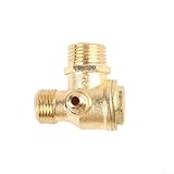 Matériau en alliage de zinc de qualité supérieure : fabriqué en alliage de zinc, ce clapet anti-retour présente une excellente durabilité et résistance à l'usure. Sa construction robuste assure des performances optimales et prolonge la durée de vie de votre système de compresseur d'air.