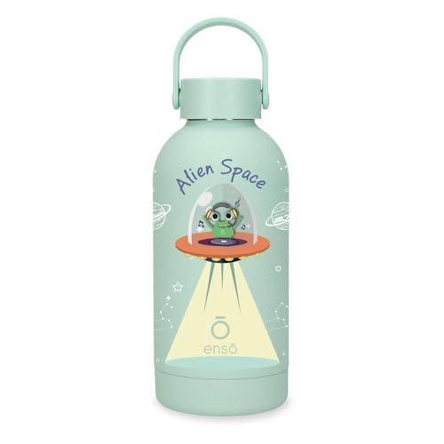 Magical Bottiglia in Acciaio 6.5x18.5x6.5 cm inossidabile Taglia unica in acciaio verde inox