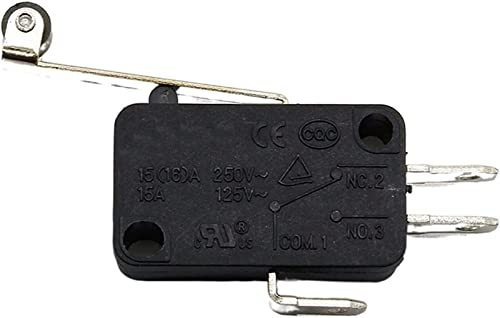 Interrupteurs fin de course à galet et bras long - Micro commutateur normalement ouvert 10pcs