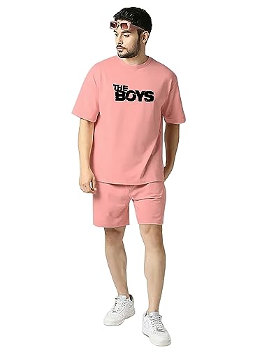 Image of Men's Co Ord Set || Pure Cotton Lycra Printed Night Dress for Men || Sleepwear Pajama Set for Men || Casual Home Wear Set || Shorts Pajamas Set || Night Suit for Adults