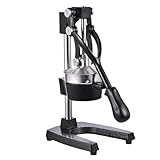Hand Press Manual Juicer Squeezer, Commercial Heavy Duty Cast Iron Hand Press Manual Orange Citrus Lemon Lime Grapefruit Pomegranate Fruit Juice Squeezer Machine