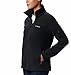 Columbia Womens Fast Trek II Full Zip Fleece Jacket, Black, Large