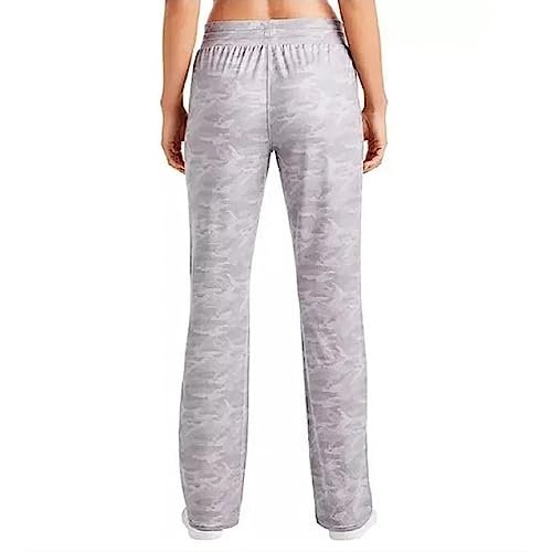 Member's Mark Women's Straight Leg Favorite Soft Pants ~ Light Grey Camo, (Small)2