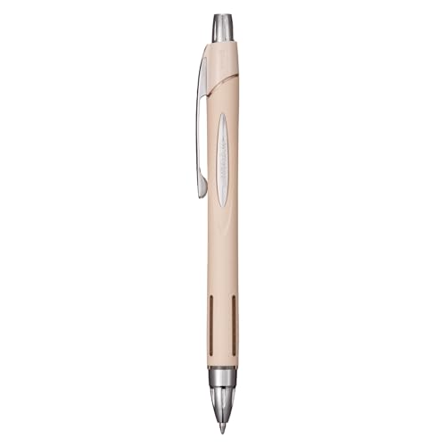 Image of Uni-Ball Jetstream RT Ballpoint Pen, Fine Point (0.7mm), Ivory Barrel, Black Ink, 6 Pens