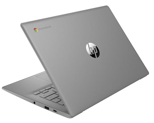 Image of HP Chromebook Laptop Computer, 14 inch HD Display Chromebook Laptops, Intel Celeron CPU, 4GB RAM|192GB(64GB eMMC+128GB Card), Wi-Fi, Webcam, Chrome OS, Long Battery Life, for Student|Business, LE Cable