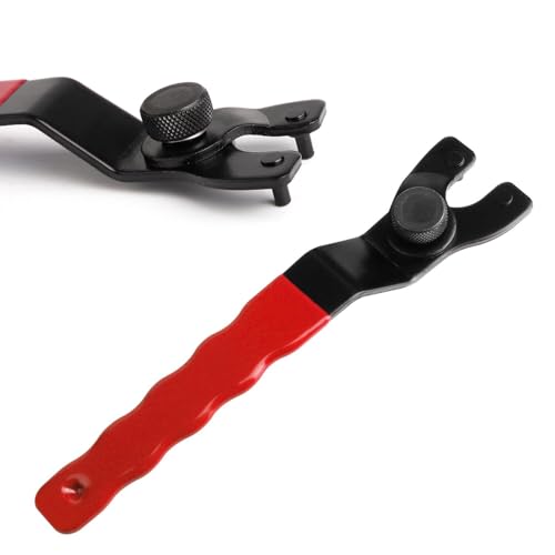 Image of Golden Pearl Pin Spanner,Spanner Wrench for Grinder,Adjustable Pin Wrench for Angle Grinder Machine(Red)