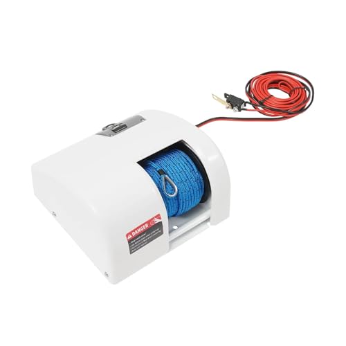 Winche eléctrico 12V para ancla de barco con control remoto miniatura 1