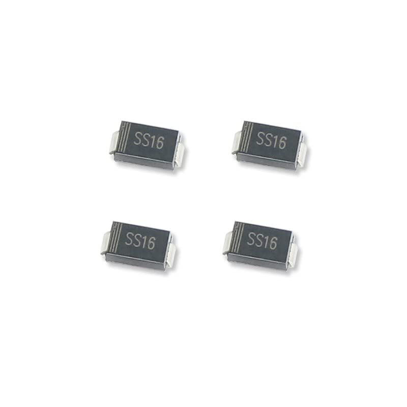 Diodo 100 unids/Lote SS16 1A 60V SMD diodo Schottky diodo rectificador Schottky Paquete SMA