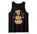 Kawaii Airedale Terrier Cane Peluche Cuore Airedale Terrier Canotta