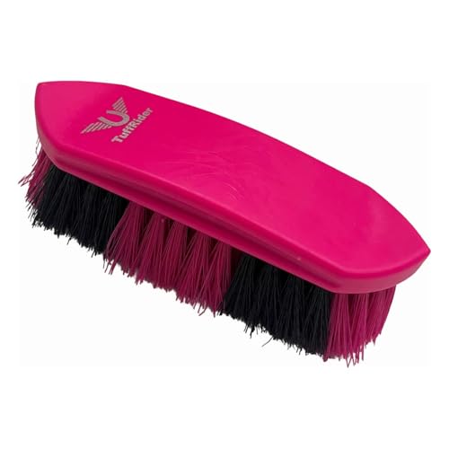 TuffRider Dandy Brush Hard Large-Neon Pink