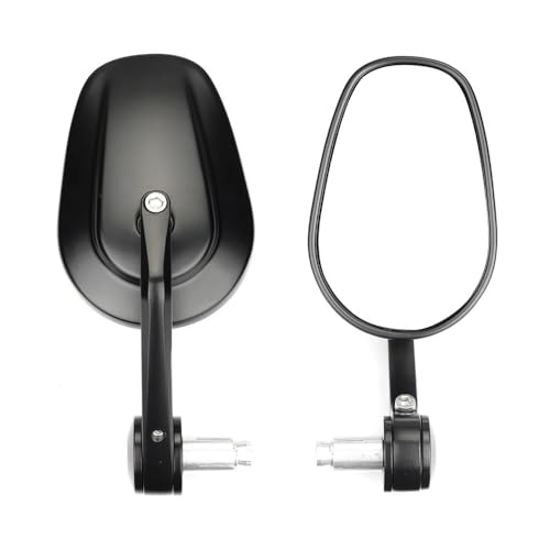 Espejo retrovisor universal para manillar de motocicleta 7/8 de 22 mm para motos naked