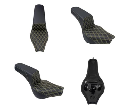 Selle Moto de Haute Qualité Biplace pour Châssis FXBB FXST Softail 2018-2025