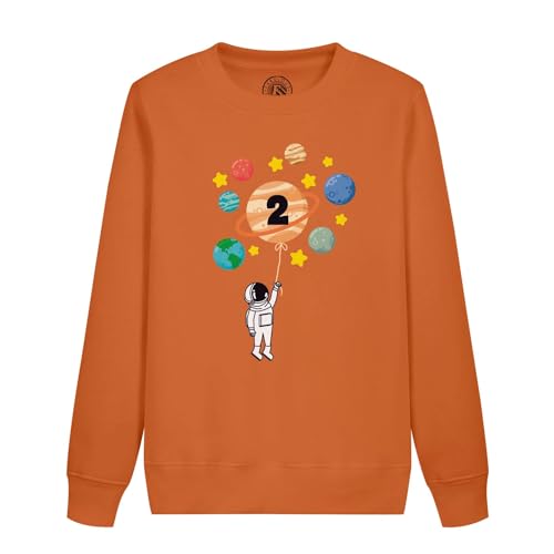Sweatshirt enfant astronaute 2 ans idéal pour cadeau d'anniversaire thème espace
