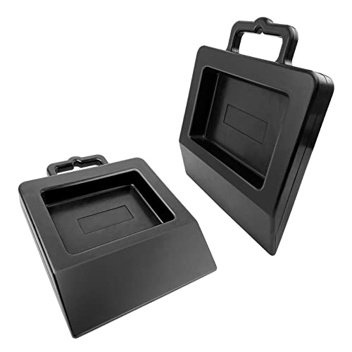 HOXWELL Calço de Batente de Roda para Palete de Borracha Premium, Batente de Roda para Reboque de Pa