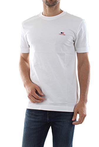 T-shirt Calvin Klein 3959 homme anti-déformation en coton noir