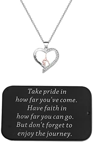 ENSIANTH Gymnastics Necklace Gymnast Gifts Gymnastics Charm Necklace Gymnastics Pendant Jewelry for Gymnast Team Women Girls With Inspirational Box