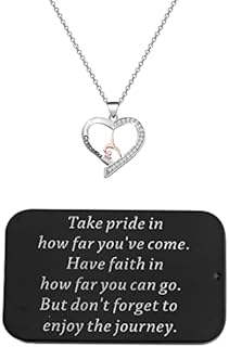 ENSIANTH Gymnastics Necklace Gymnast Gifts Gymnastics Charm Necklace Gymnastics Pendant Jewelry for Gymnast Team Women Girls With Inspirational Box