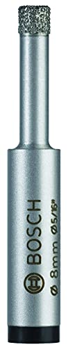 Bosch Home And Garden 5290008 Easy Dry Diamond Bit Punte Diamantate, Diametro 8 Mm