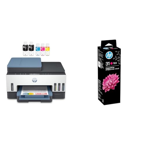 HP Smart Tank 7306 ��e�ʃC���N�^���N�� A4�J���[�����@ ����ADF �u���[�y�}�[���^�C���N�Z�b�g�z