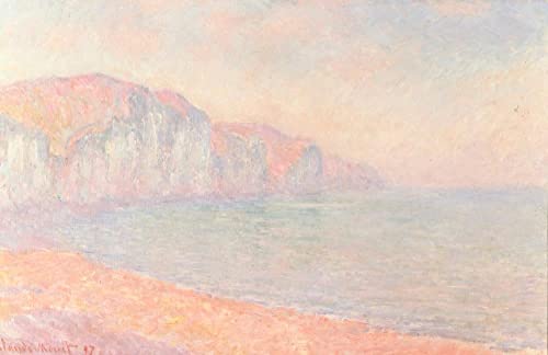 Toile Pour Décoration Murale Monet Falaises de Pourville salon lumineux