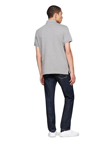 Image of Tommy Hilfiger Men's Short Sleeve Polo Shirts in Classic Fit with Stretch and Organic Pique Cotton